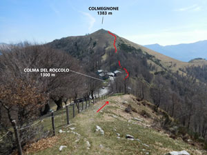 Via Normale Colmegnone - da Schignano