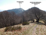Via Normale Sasso Gordona - da Schignano - In discesa, all�inizio del sentiero del versante W
