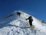 Via Normale Monte Cornor - Ultimo tratto di cresta prima della cima