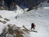 Via Normale Monte Fagoreit - Salita nel canalone