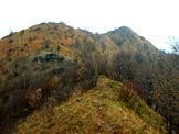 Via Normale Monte Pergua - Presso il roccolo sotto l'antecima