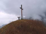 Via Normale Monte Pergua - La croce di vetta