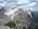 Via Normale Cime Postegae - Cime Postegae innevate dal Ferrara