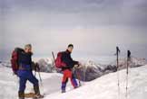 Via Normale Monte Borg - Sulla sella presso la cima del Borg