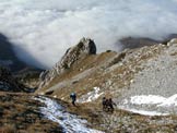 Via Normale Monte Paster - Parte finale del ripido vallone