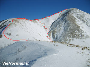 Via Normale Monte Trabucco