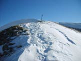 Via Normale Monte Trabucco - Paletto sulla cima