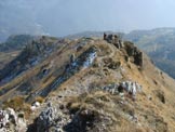 Via Normale Monte Stalletti - La cresta che sale da Caregno