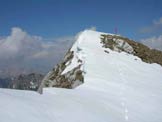 Via Normale Monte Raut - La croce di vetta