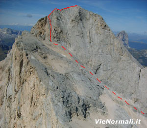 Via Normale Gran vernel