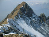 Via Normale Monte Alta Guardia - Cresta finale e cima visti dalla cresta W