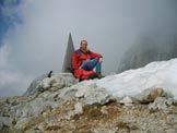 Via Normale Monte Visolo - La piramide sulla cima