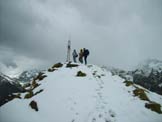 Via Normale Monte Sasna - La croce della cima più alta