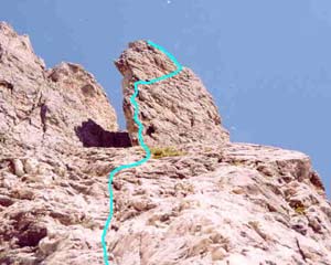 Via Normale Torre Patech
