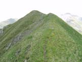 Via Normale Monte Asino di Bazenina - Lungo la cresta