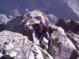 Via Normale Monviso - Cresta Est - Tratto di arrampicata in cresta