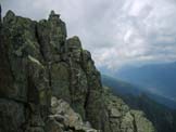 Via Normale Corno d'Aola - Ometto di sassi sulla cima