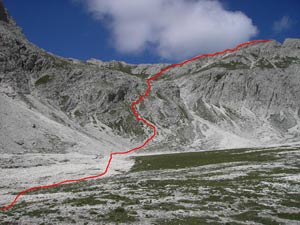 Via Normale Cima SW delle Coronelle