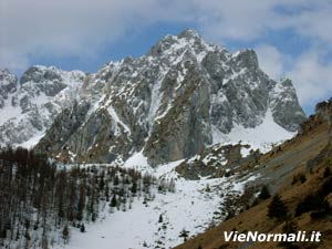 Via Normale Pizzo Camino Camuno da NE