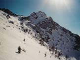 Via Normale Monte Lodina - Tratto di salita verso la cresta