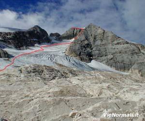 Via Normale Marmolada - Punta Penia