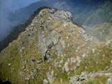 Via Normale Monte Blisie - Cresta di salita vista dalla cima