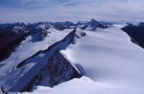 Via Normale Similaun - Panorama verso il gruppo delle Cime Nere.