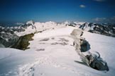 Via Normale Pizzo Rosso di Predoi - La cresta lambita dai ghiacciai del versante austriaco