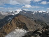 Via Normale Monte Confinale - Dal Confinale vista su Cevedale e Biv. Del Piero