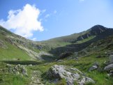 Via Normale Pizzo Zerna - Pizzo Zerna visto dalla zona del Lago di Val Sambuzza