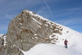 Via Normale Monte Tolv - L´ultimo tratto di salita poco dopo la sella