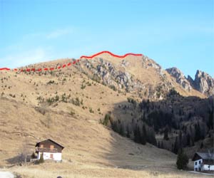 Via Normale Palon della Cavallara