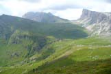 Via Normale Col Duro - I pascoli di Mondeval dalla vetta