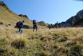 Via Normale Quarta Pala di San Lucano - Sugli splendidi prati verso la Forcella di Gardes