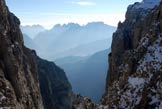 Via Normale Prima Pala di San Lucano - Il Boral della Besausega, verso le Dolomiti Bellunesi