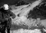 Via Normale Marmolada - Punta Penia (cresta W) - Prima del tratto roccioso in discesa sul ghiacciaio