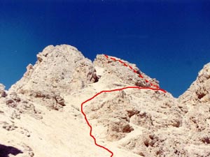 Via Normale Cima Pic. Valbona - P.ta N