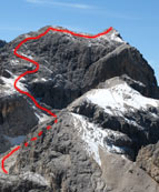 Via Normale Cima dei Bureloni - Vista dalla Cima di Campido