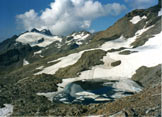 Via Normale Pizzo Tamb - Laghetti sotto il Tamborello