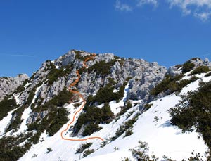 Via Normale Monte Crostis