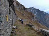 Via Normale Gran Uja - La vetta vista dall'ex-caserma del Colle delle Coupe