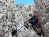 Via Normale Chiadenis - Lungo la ferrata