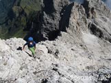 Via Normale Cima di Campido - Lungo la cresta