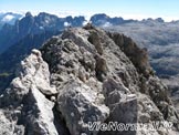 Via Normale Cima di Campido - Ometto di sassi in cima