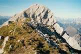 Via Normale Col Nudo - Vista dall'antecima