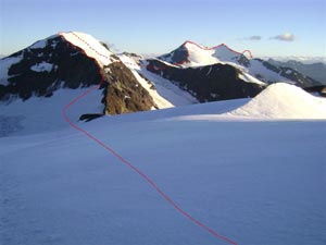 Via Normale Zufallspitze