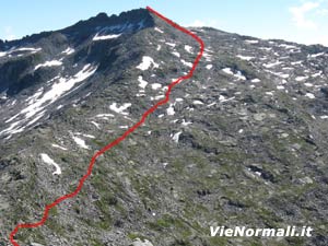 Via Normale Cima Terre Fredde