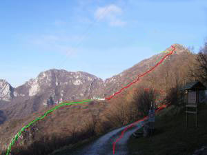 Via Normale Monte Spino