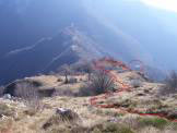 Via Normale Monte Spino - Lungo la salita