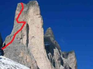 Via Normale Cima Piccola di Lavaredo